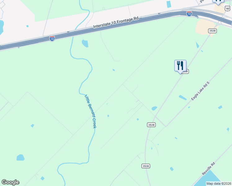 map of restaurants, bars, coffee shops, grocery stores, and more near 1049 Wolchik Road in Sealy