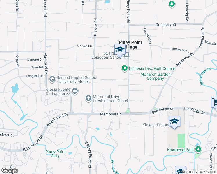 map of restaurants, bars, coffee shops, grocery stores, and more near 218 Heritage Oaks Lane in Houston