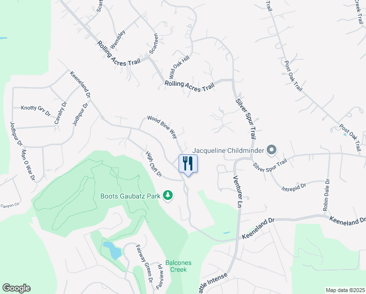 map of restaurants, bars, coffee shops, grocery stores, and more near 30901 Wood Bine Way in Fair Oaks Ranch