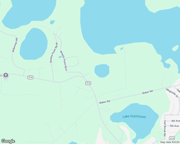 map of restaurants, bars, coffee shops, grocery stores, and more near 6904 County Road 214 in Keystone Heights