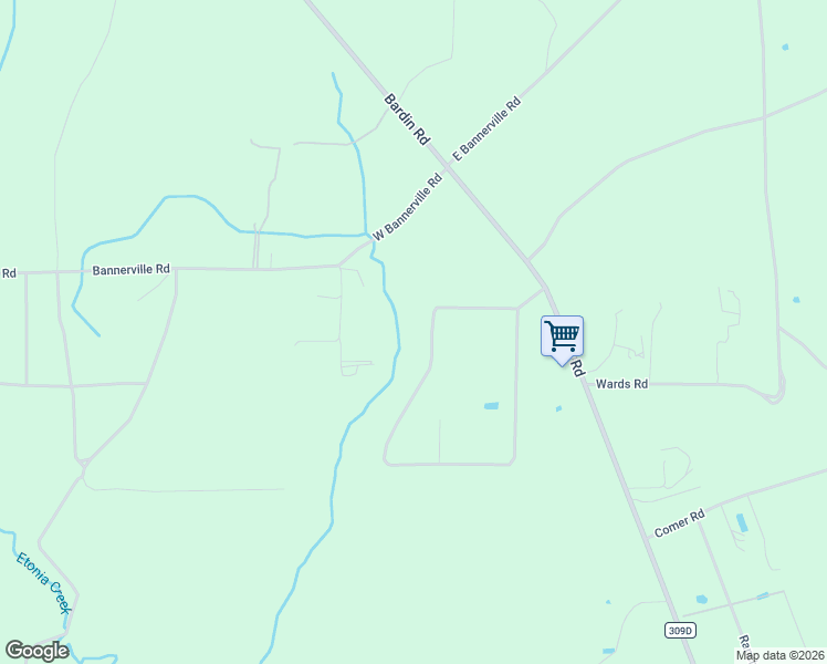 map of restaurants, bars, coffee shops, grocery stores, and more near 130 Bardin Estates Circle in Palatka