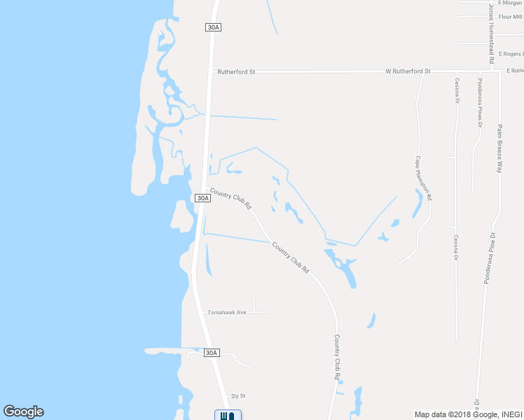 map of restaurants, bars, coffee shops, grocery stores, and more near 277 Country Club Road in Port Saint Joe