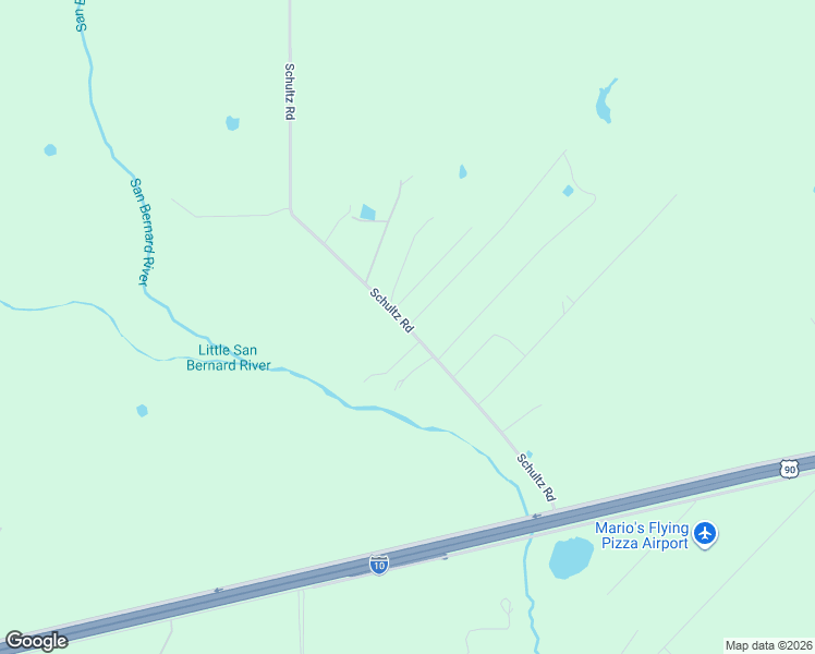 map of restaurants, bars, coffee shops, grocery stores, and more near 542 Schultz Road in Sealy