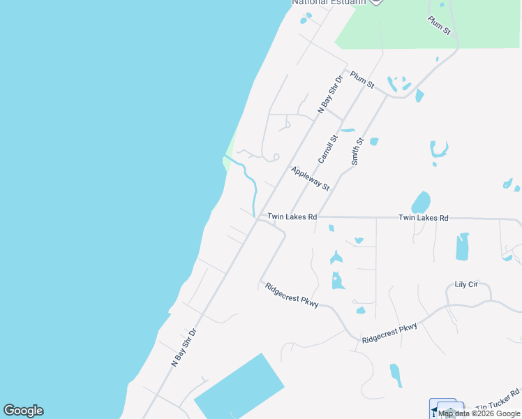 map of restaurants, bars, coffee shops, grocery stores, and more near 219 North Bayshore Drive in Eastpoint