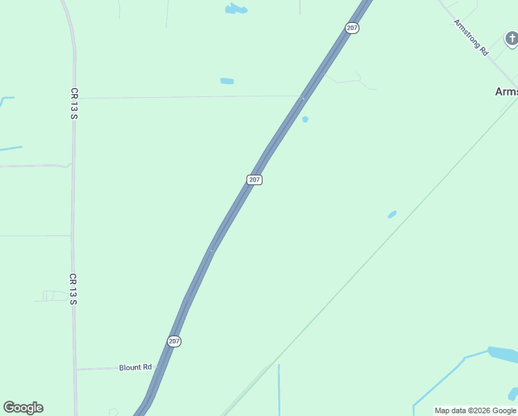 map of restaurants, bars, coffee shops, grocery stores, and more near 6500 State Road 207 in Elkton