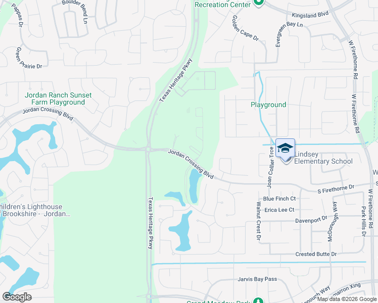 map of restaurants, bars, coffee shops, grocery stores, and more near Peterson Road in Brookshire