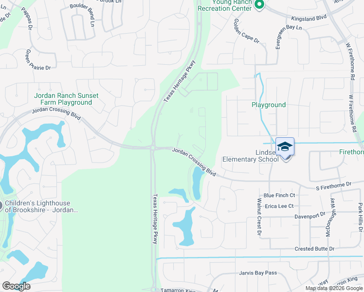 map of restaurants, bars, coffee shops, grocery stores, and more near Peterson Road in Brookshire