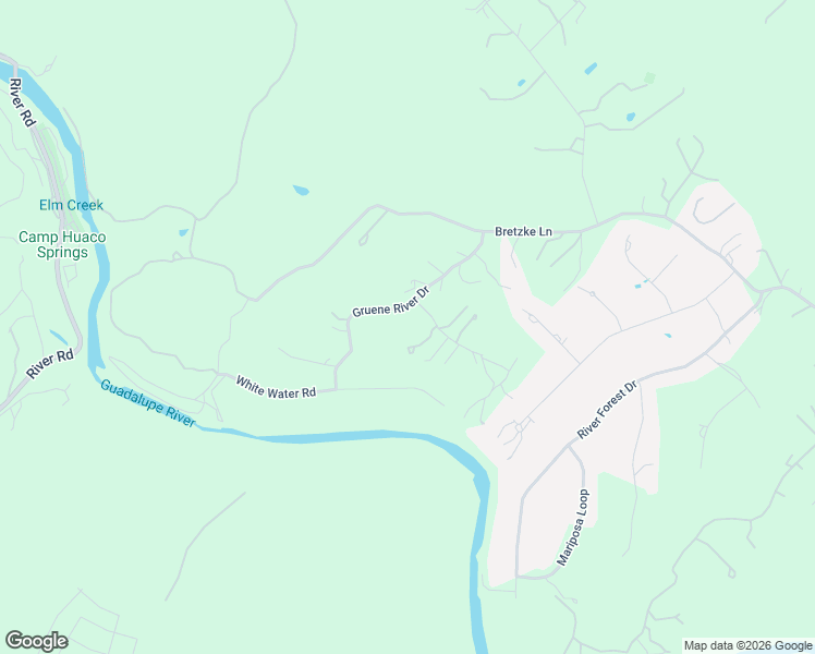 map of restaurants, bars, coffee shops, grocery stores, and more near 520 Bluff Ridge Court in New Braunfels