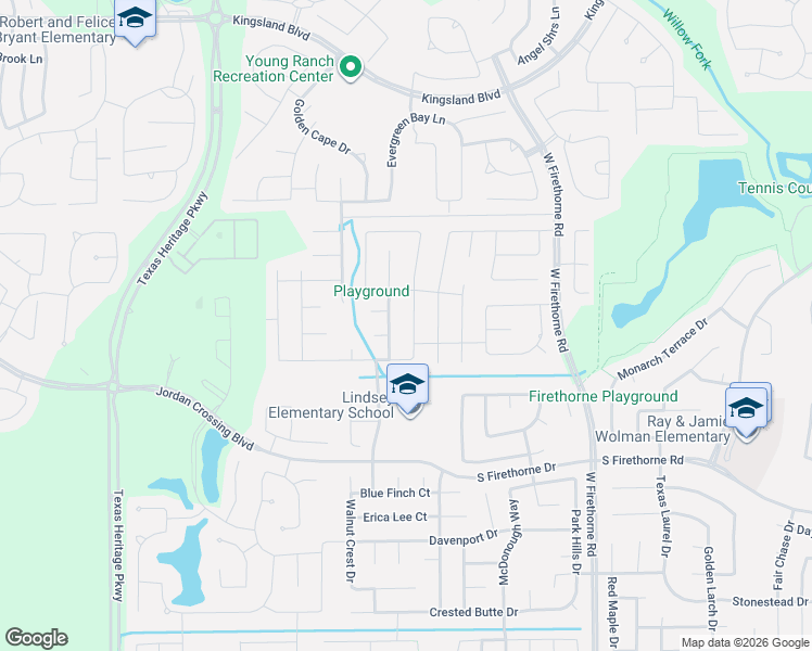 map of restaurants, bars, coffee shops, grocery stores, and more near 2215 Brooke Avery Drive in Katy