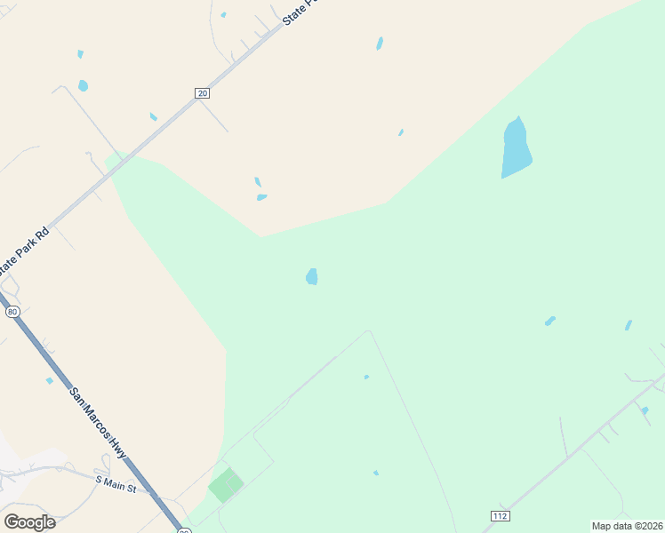 map of restaurants, bars, coffee shops, grocery stores, and more near State Park Road in Lockhart