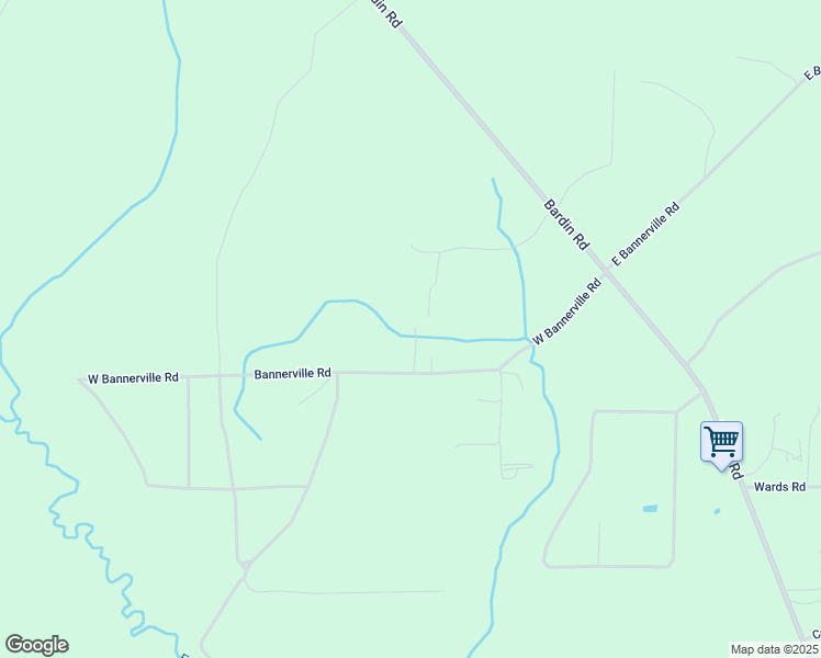 map of restaurants, bars, coffee shops, grocery stores, and more near 156 West Bannerville Road in Palatka