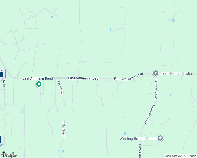 map of restaurants, bars, coffee shops, grocery stores, and more near 650 East Ammann Road in Bulverde