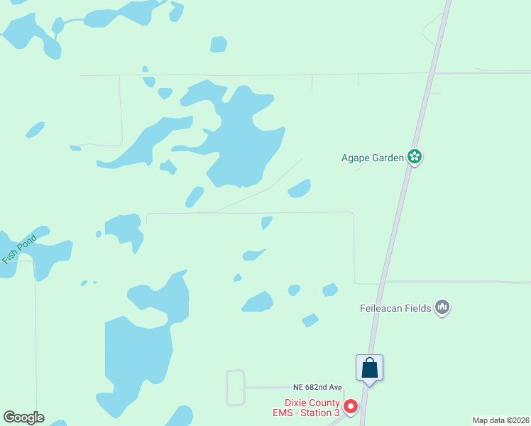 map of restaurants, bars, coffee shops, grocery stores, and more near Sanders Dyall in Dixie County