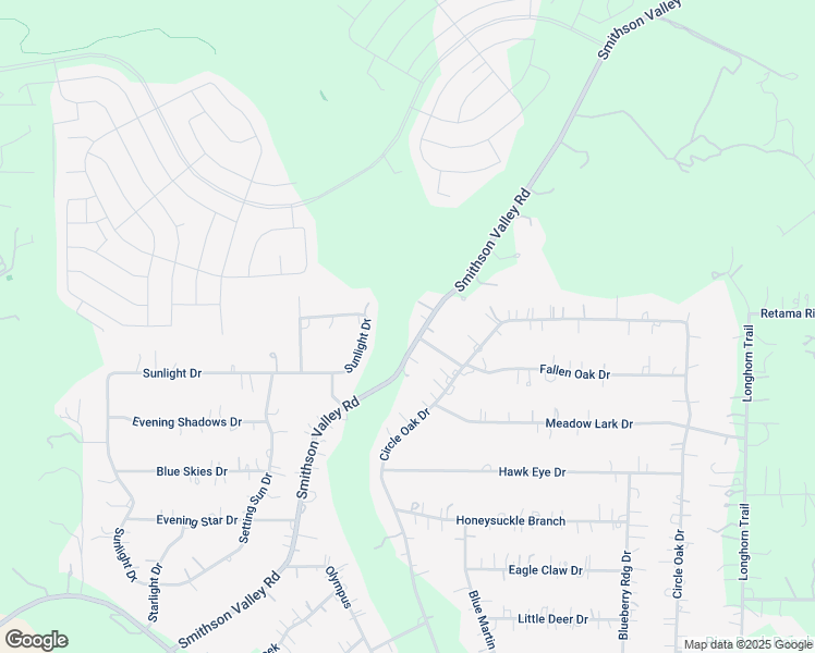 map of restaurants, bars, coffee shops, grocery stores, and more near 31425 Smithson Valley Road in Bulverde