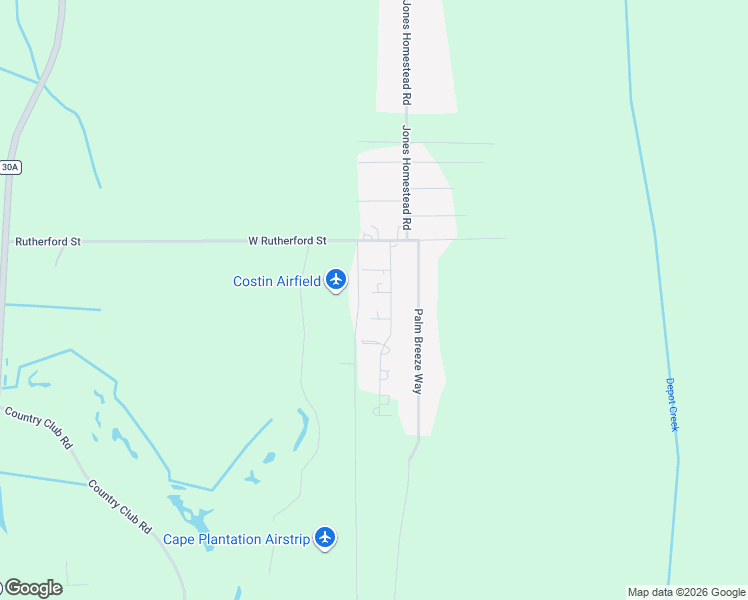 map of restaurants, bars, coffee shops, grocery stores, and more near 108 Tyler Terrace in Port Saint Joe