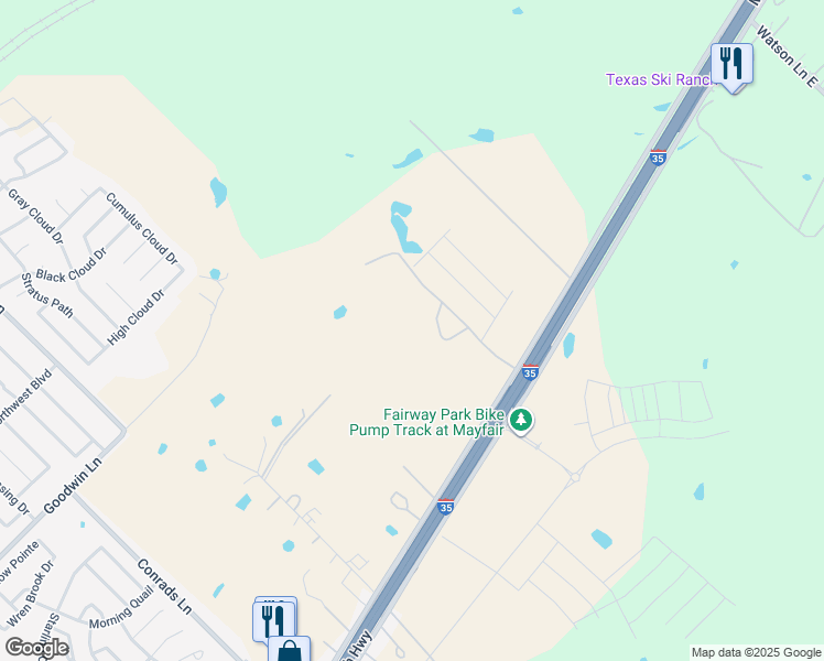 map of restaurants, bars, coffee shops, grocery stores, and more near in Canyon Lake