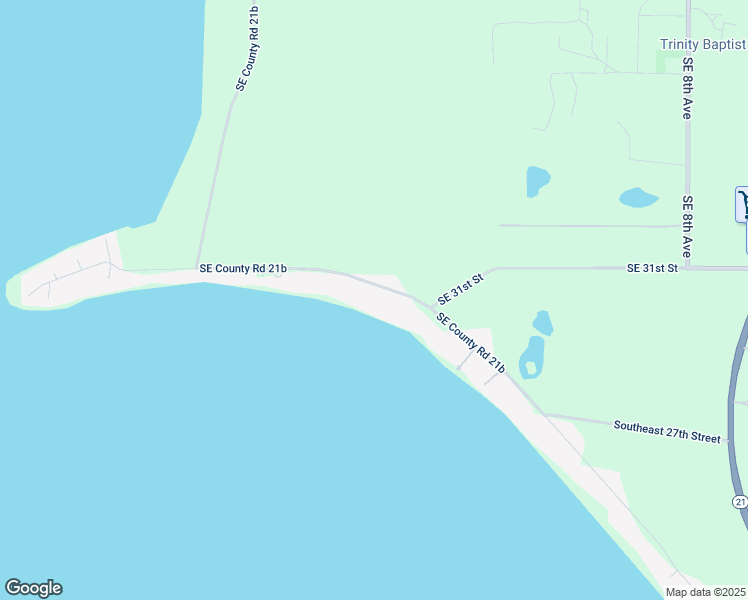 map of restaurants, bars, coffee shops, grocery stores, and more near 2460 Southeast County Road 21b in Melrose