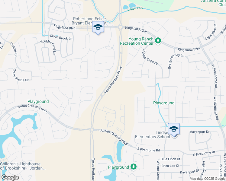 map of restaurants, bars, coffee shops, grocery stores, and more near 2106 Falcon Brook Drive in Katy