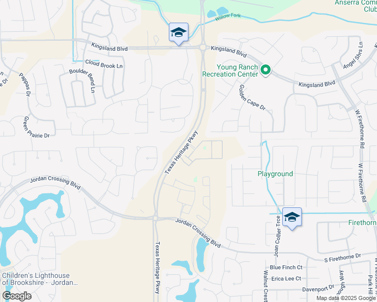 map of restaurants, bars, coffee shops, grocery stores, and more near 2106 Falcon Brook Drive in Katy