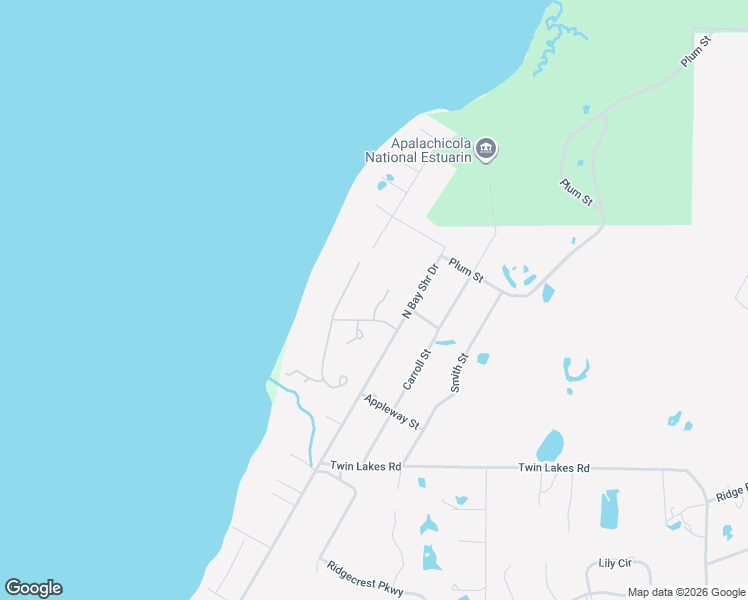 map of restaurants, bars, coffee shops, grocery stores, and more near 301 Sweet Bay Circle in Eastpoint