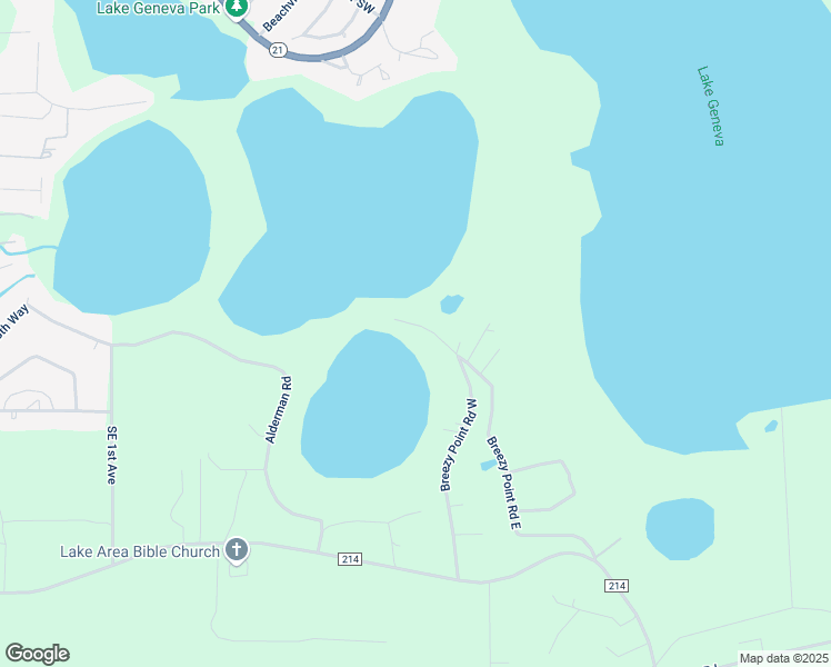 map of restaurants, bars, coffee shops, grocery stores, and more near 7908 Breezy Point Road West in Melrose