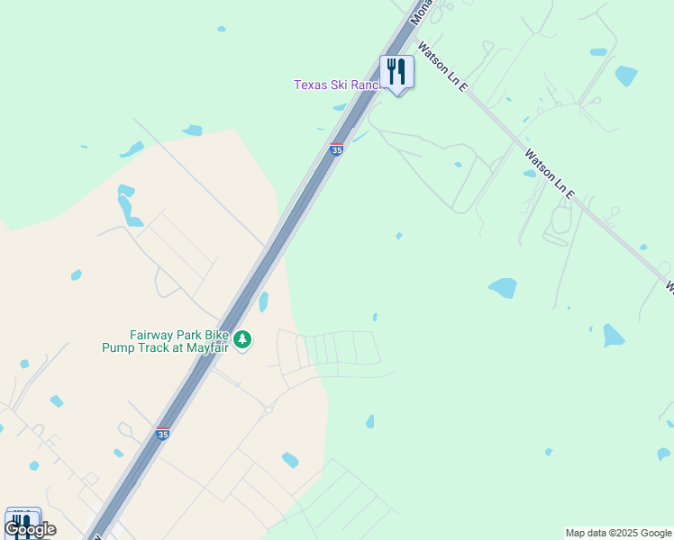 map of restaurants, bars, coffee shops, grocery stores, and more near 6035 Interstate 35 Frontage Road in New Braunfels