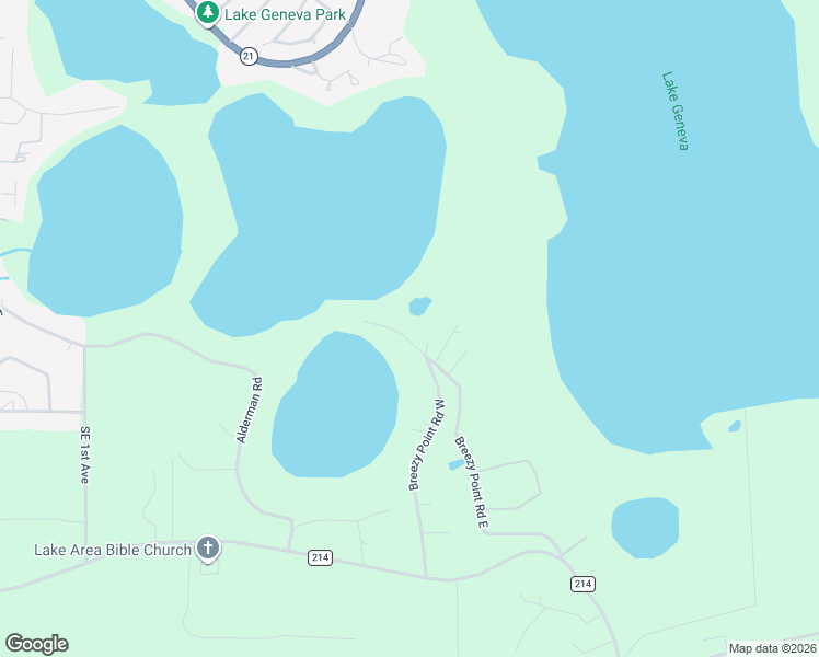 map of restaurants, bars, coffee shops, grocery stores, and more near 7923 Breezy Point Road East in Melrose