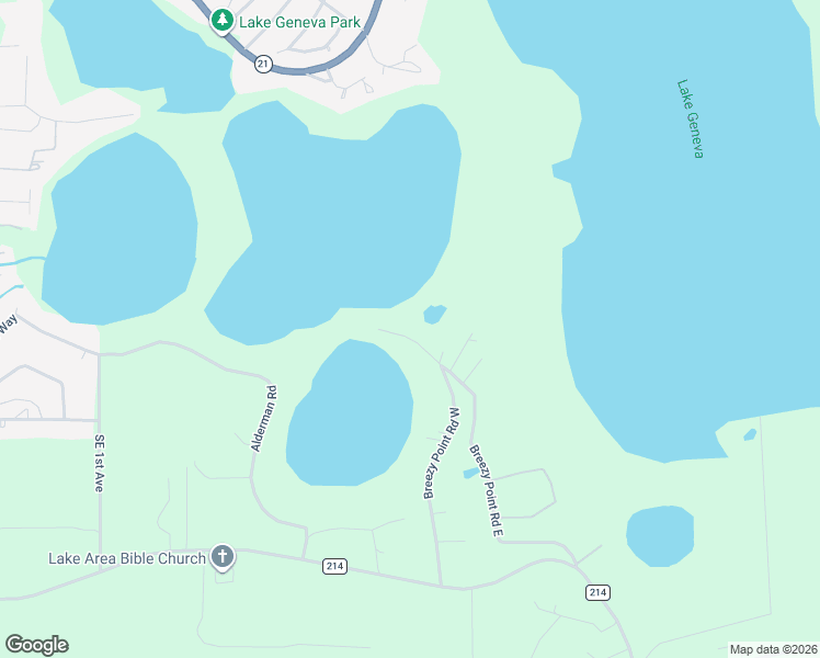 map of restaurants, bars, coffee shops, grocery stores, and more near 7923 Breezy Point Road East in Melrose