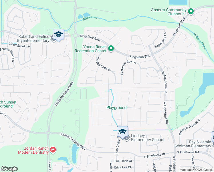 map of restaurants, bars, coffee shops, grocery stores, and more near 1915 Blossomcrown Drive in Katy