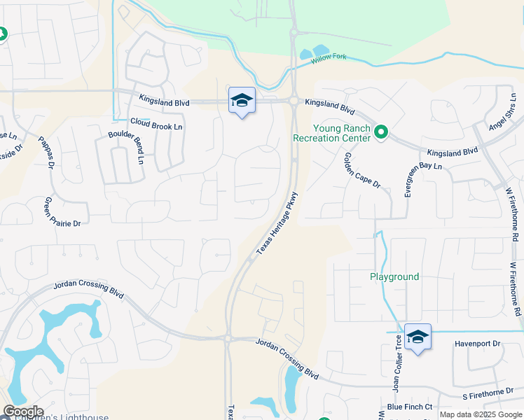 map of restaurants, bars, coffee shops, grocery stores, and more near 1914 Village Orchard Lane in Katy