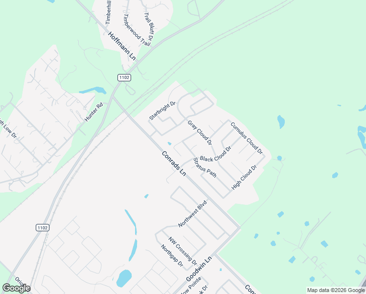 map of restaurants, bars, coffee shops, grocery stores, and more near 837 Stratus Path in New Braunfels