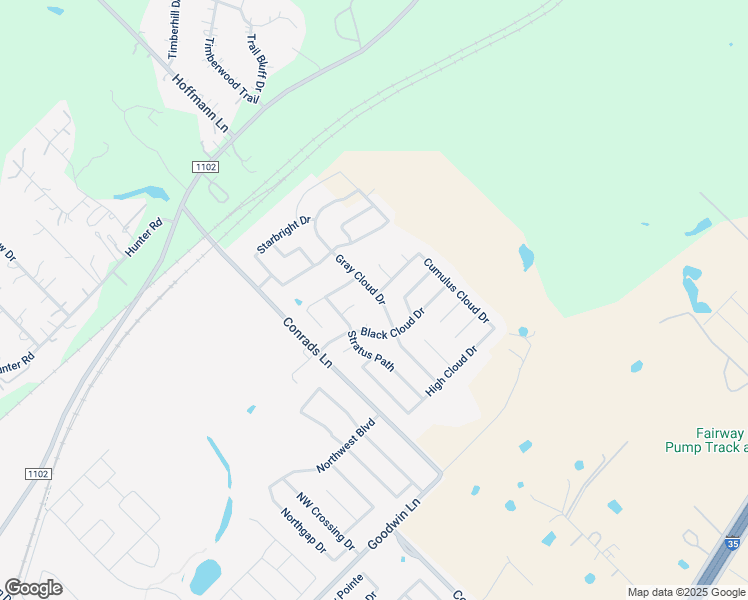 map of restaurants, bars, coffee shops, grocery stores, and more near 835 Twin Cloud Drive in New Braunfels