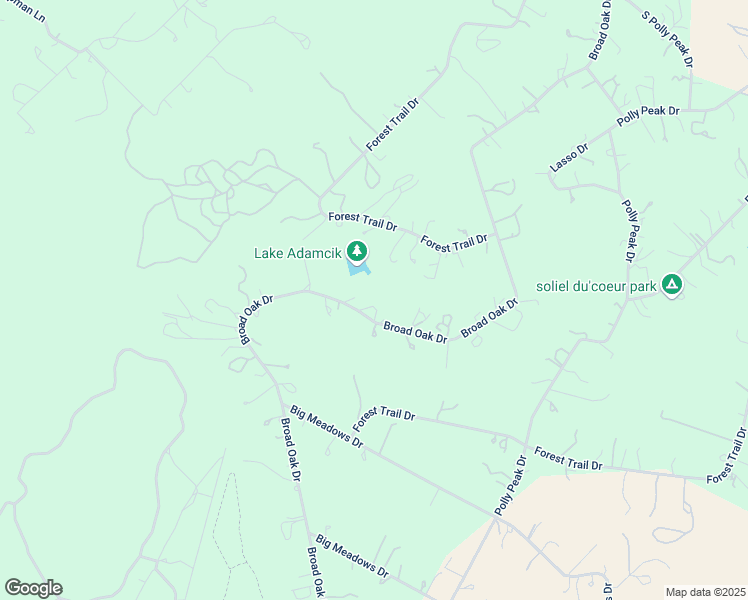 map of restaurants, bars, coffee shops, grocery stores, and more near 2135 Broad Oak Drive in Bandera