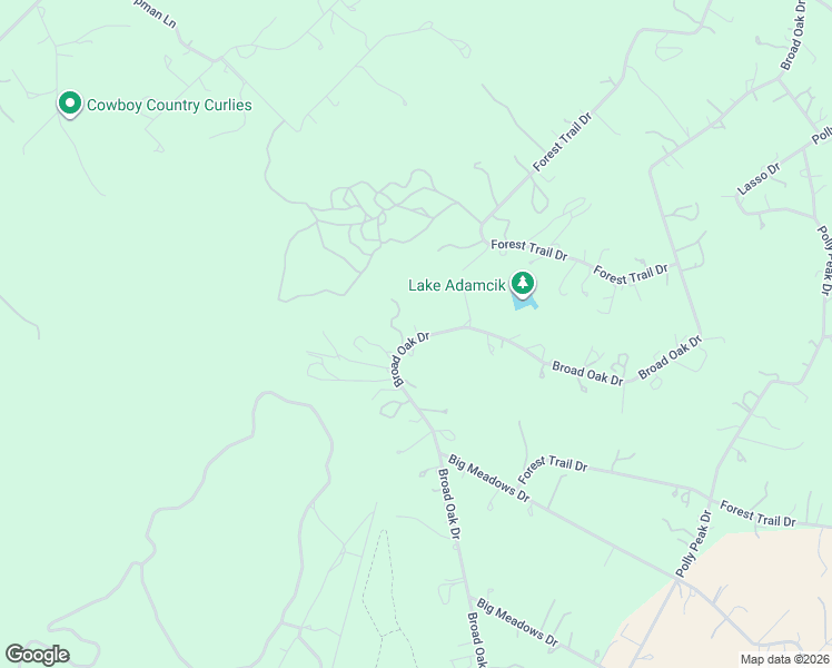 map of restaurants, bars, coffee shops, grocery stores, and more near 326-340 Broad Oak Dr in Bandera