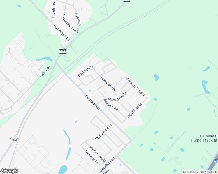 map of restaurants, bars, coffee shops, grocery stores, and more near 845 Gray Cloud Drive in New Braunfels