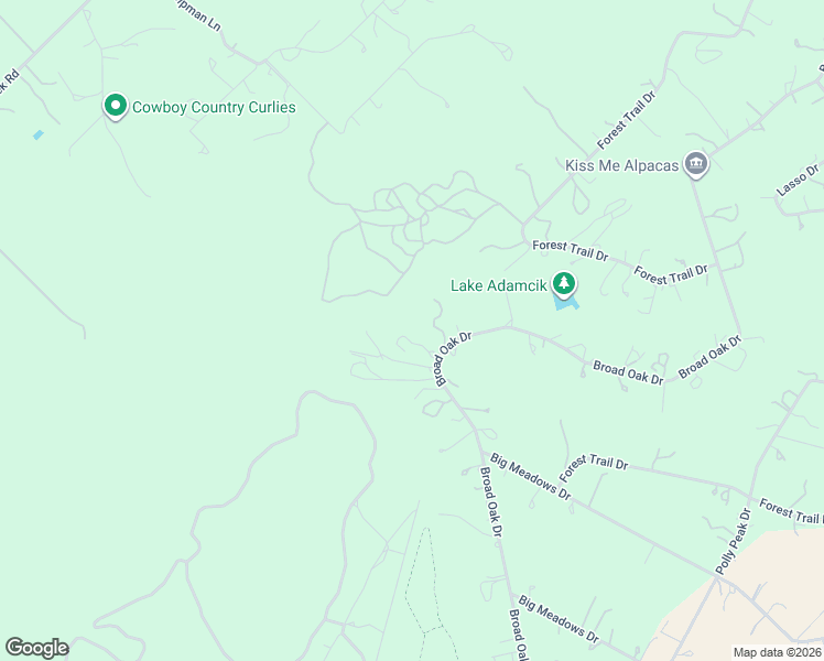 map of restaurants, bars, coffee shops, grocery stores, and more near 1743 Broad Oak Drive in Bandera