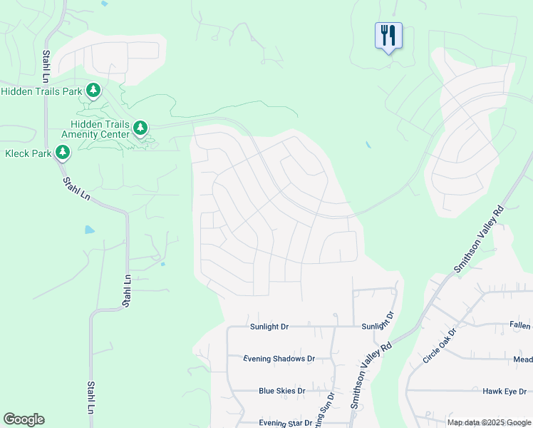 map of restaurants, bars, coffee shops, grocery stores, and more near 5514 Black Walnut in Bulverde