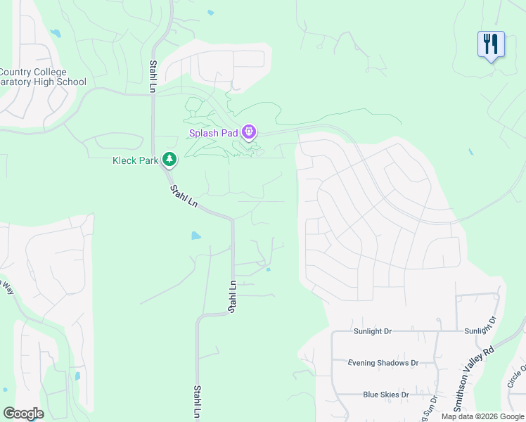 map of restaurants, bars, coffee shops, grocery stores, and more near 3170 Stahl Lane in Bulverde