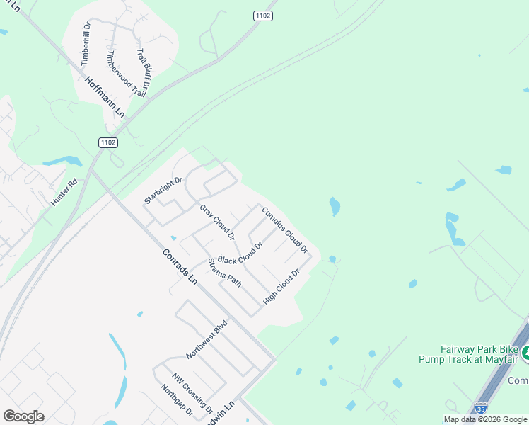 map of restaurants, bars, coffee shops, grocery stores, and more near 3630 Conrads Cloud Drive in New Braunfels