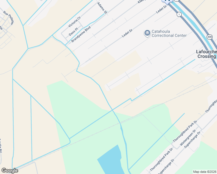 map of restaurants, bars, coffee shops, grocery stores, and more near Empire Builder in Lafourche Crossing