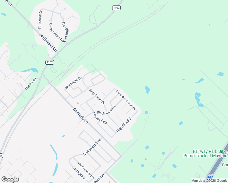 map of restaurants, bars, coffee shops, grocery stores, and more near 3630 Conrads Cloud Drive in New Braunfels