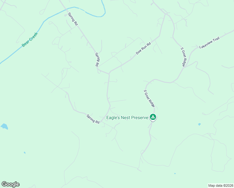 map of restaurants, bars, coffee shops, grocery stores, and more near 1401 Spring Road in Pipe Creek