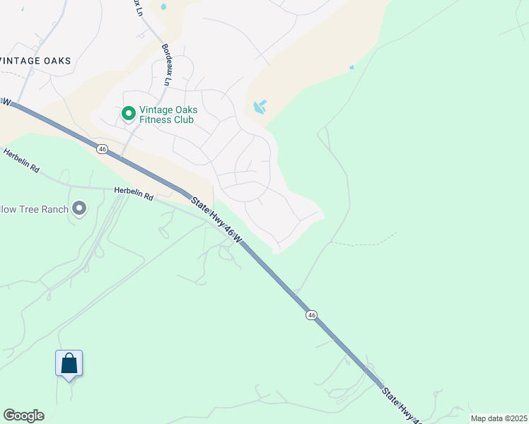 map of restaurants, bars, coffee shops, grocery stores, and more near 1231 Herbelin Road in New Braunfels