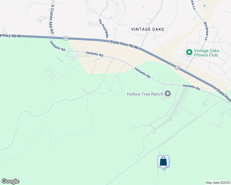 map of restaurants, bars, coffee shops, grocery stores, and more near 1231 Herbelin Road in New Braunfels