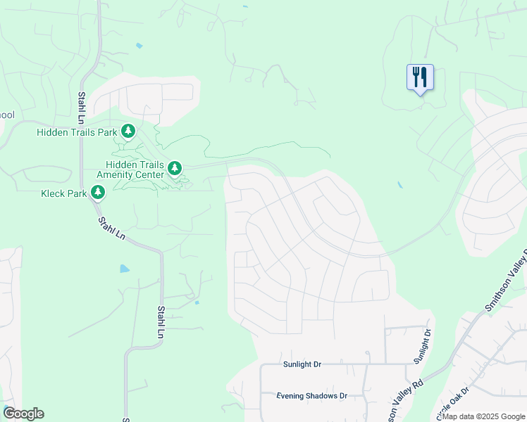 map of restaurants, bars, coffee shops, grocery stores, and more near 31793 Acacia Vista in Bulverde