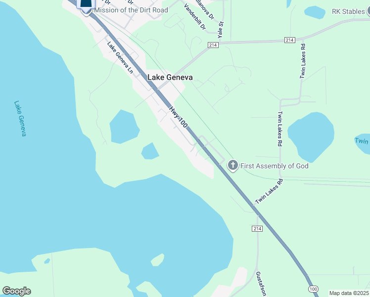 map of restaurants, bars, coffee shops, grocery stores, and more near 7960 Florida 100 in Keystone Heights