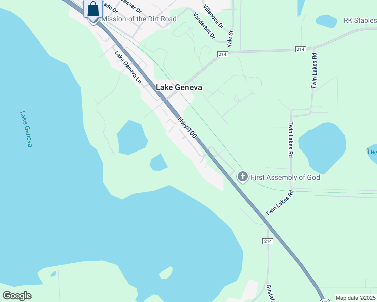 map of restaurants, bars, coffee shops, grocery stores, and more near 7960 State Route 100 in Keystone Heights