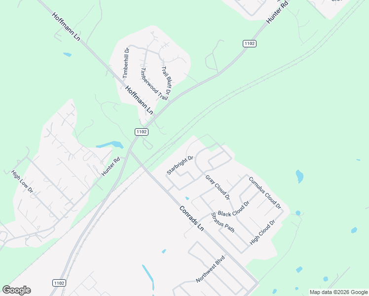 map of restaurants, bars, coffee shops, grocery stores, and more near 4570 Hunter Road in New Braunfels