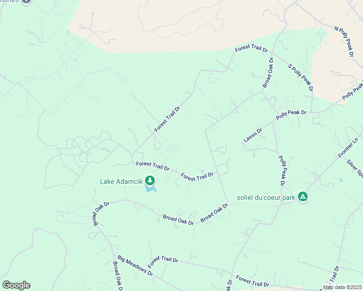 map of restaurants, bars, coffee shops, grocery stores, and more near 420 Forest Trail Drive in Bandera