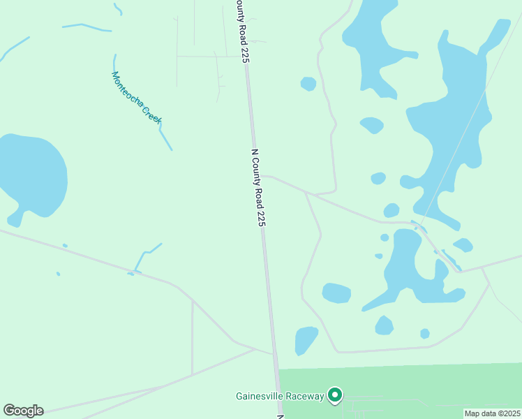 map of restaurants, bars, coffee shops, grocery stores, and more near North County Road 225 in Gainesville